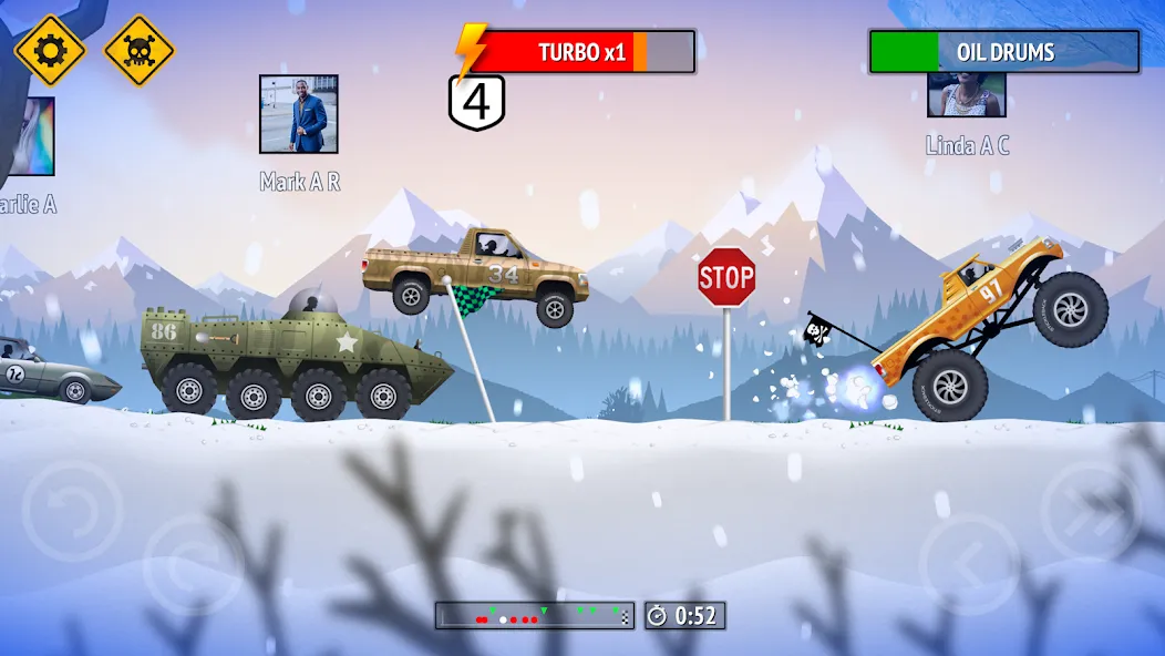 Взломанная Renegade Racing [MOD: безлимитные деньги и топливо] на Андроид — скриншот 1