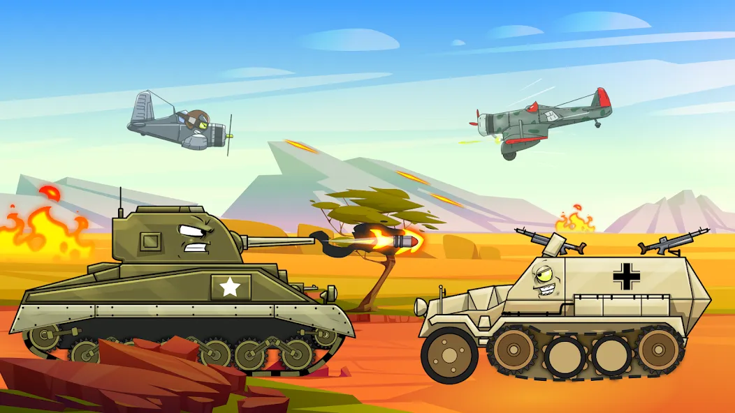 Скачать Merge Master Tanks: Tank wars [MOD: безлимитные деньги и мощные танки] — скриншот 4