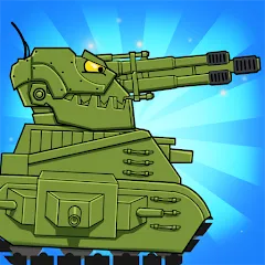 Скачать Merge Master Tanks: Tank wars [MOD: безлимитные деньги и мощные танки]