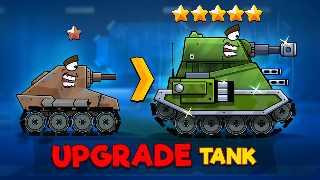 Скачать Tanks Arena io: Craft & Combat [MOD: много денег и ресурсов] на телефон — скриншот 4