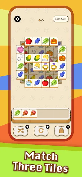 Doggo Go - Meme, Match 3 Tiles [MOD: безлимитные подсказки и жизни] — Скачать бесплатно (APK) — скриншот 3
