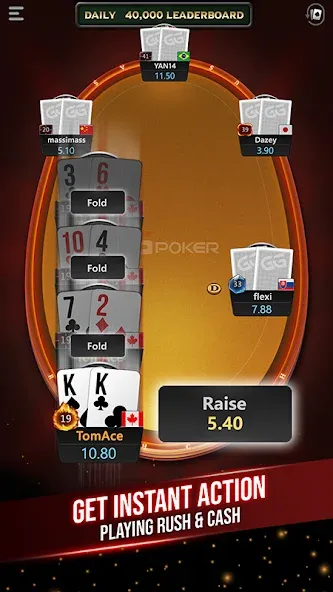 Взломанная GGPoker UK - Real Online Poker [MOD: безлимитные фишки и бонусы] на Андроид — скриншот 4
