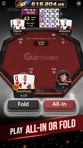 Взломанная GGPoker UK - Real Online Poker [MOD: безлимитные фишки и бонусы] на Андроид — скриншот 5