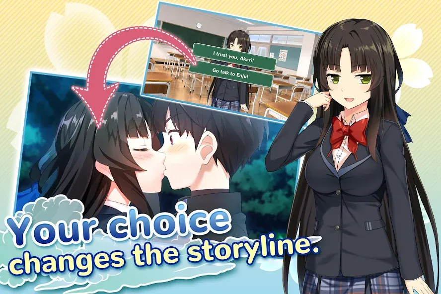 Скачать Moe! Ninja Girls/Sexy School [MOD: безлимитные деньги и все наряды] — скриншот 4