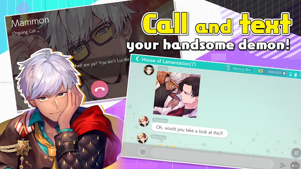 Obey Me! Anime Otome Sim Game [MOD: безлимитные деньги и подарки] (Бесплатно / APK) — скриншот 1