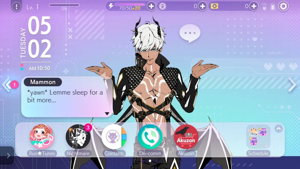 Otome Games Obey Me! NB [MOD: безлимитные ресурсы и открыты все уровни] последняя версия — скриншот 3