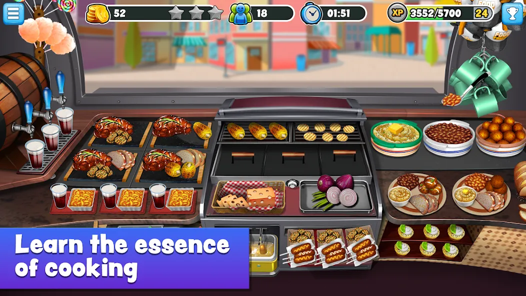 Food Truck Chef™ Cooking Games [MOD: много денег и все уровни открыты] — Скачать бесплатно (APK) — скриншот 1