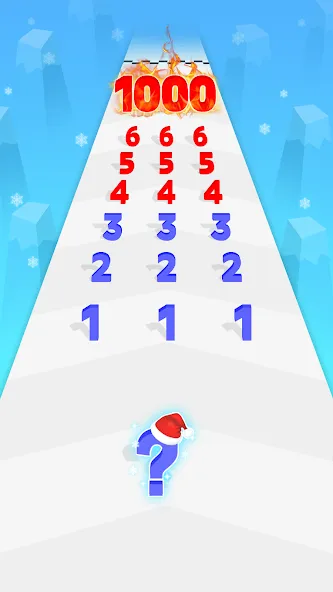Number Merge: Run Master 3D [MOD: безлимитные деньги и все уровни] (Бесплатно / APK) — скриншот 1