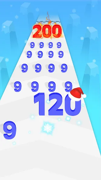 Number Merge: Run Master 3D [MOD: безлимитные деньги и все уровни] (Бесплатно / APK) — скриншот 2