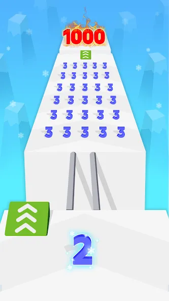 Number Merge: Run Master 3D [MOD: безлимитные деньги и все уровни] (Бесплатно / APK) — скриншот 4
