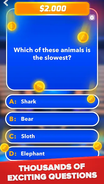 Millionaire - Quiz & Trivia [MOD: безлимитные подсказки и правильные ответы] — Скачать бесплатно (APK) — скриншот 1