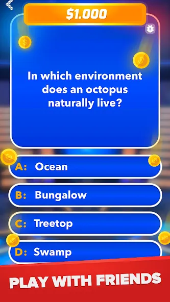 Millionaire - Quiz & Trivia [MOD: безлимитные подсказки и правильные ответы] — Скачать бесплатно (APK) — скриншот 5