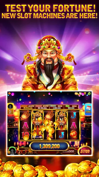 Скачать Cash Bay Casino - Slots game [MOD: безлимитные монеты и бесплатные вращения] на телефон — скриншот 2