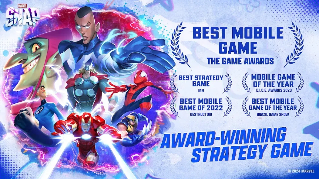 MARVEL SNAP [MOD: безлимитные ресурсы и все карты] — Скачать бесплатно (APK) — скриншот 1