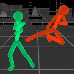 Stickman Fighting Neon Warrior [MOD: безлимитные деньги и оружие] на Андроид