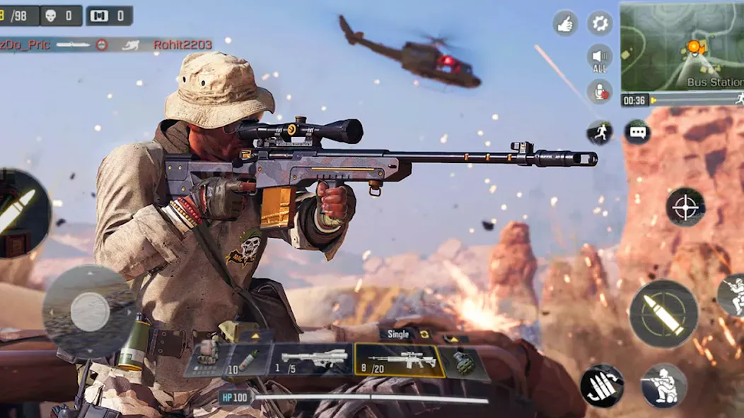 Cover Target: Offline Sniper [MOD: безлимитные патроны и точная стрельба] (Бесплатно / APK) — скриншот 4