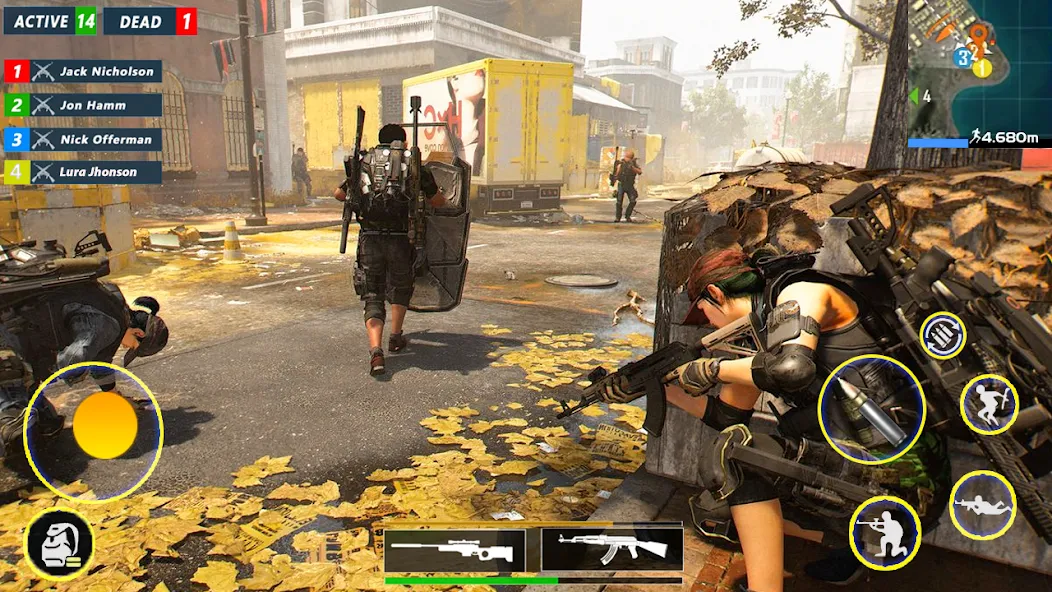 Скачать Encounter Ops: Survival Forces [MOD: безлимитные ресурсы и усиленное оружие] — скриншот 5