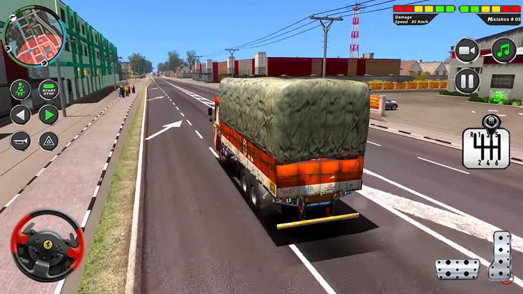 Indian Heavy Truck Delivery 3D [MOD: безлимитные деньги и все грузовики] (Бесплатно / APK) — скриншот 2