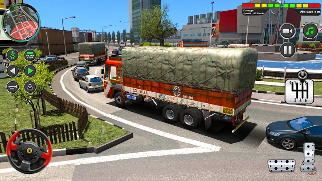 Indian Heavy Truck Delivery 3D [MOD: безлимитные деньги и все грузовики] (Бесплатно / APK) — скриншот 4