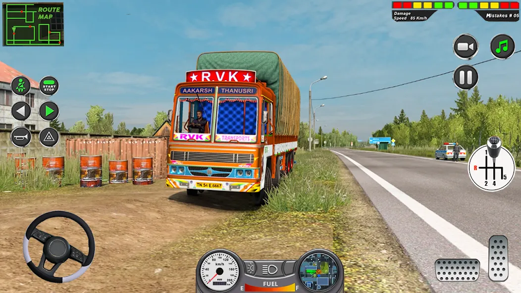 Indian Heavy Truck Delivery 3D [MOD: безлимитные деньги и все грузовики] (Бесплатно / APK) — скриншот 5