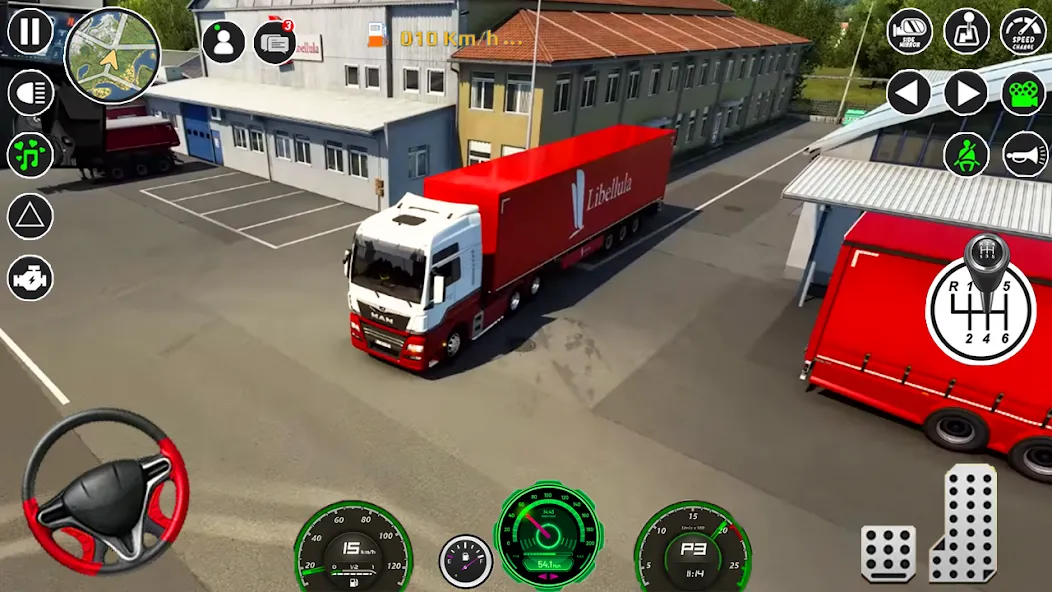 Скачать American Cargo City Driving 3D [MOD: безлимитные деньги и все грузовики] — скриншот 3