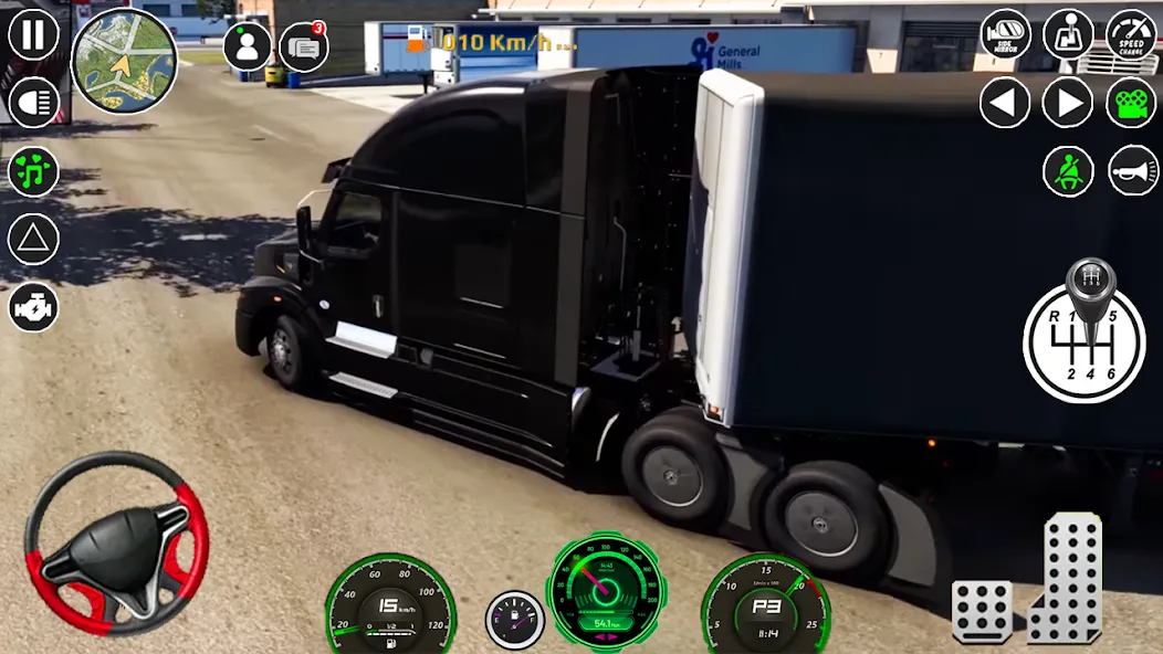 Скачать American Cargo City Driving 3D [MOD: безлимитные деньги и все грузовики] — скриншот 4