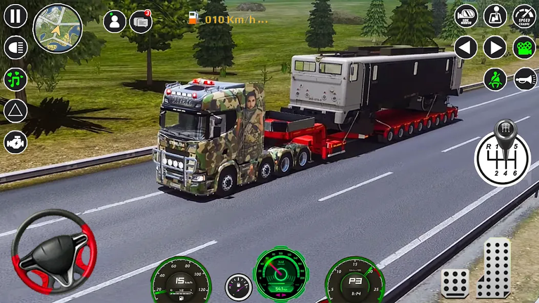 Скачать American Cargo City Driving 3D [MOD: безлимитные деньги и все грузовики] — скриншот 5