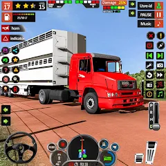 Скачать American Cargo City Driving 3D [MOD: безлимитные деньги и все грузовики]