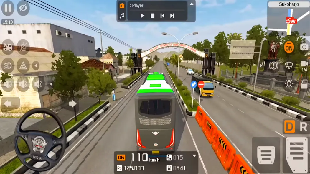 Скачать взлом Modern Grand City Coach Arena [MOD: безлимитные деньги и все автобусы] — скриншот 4