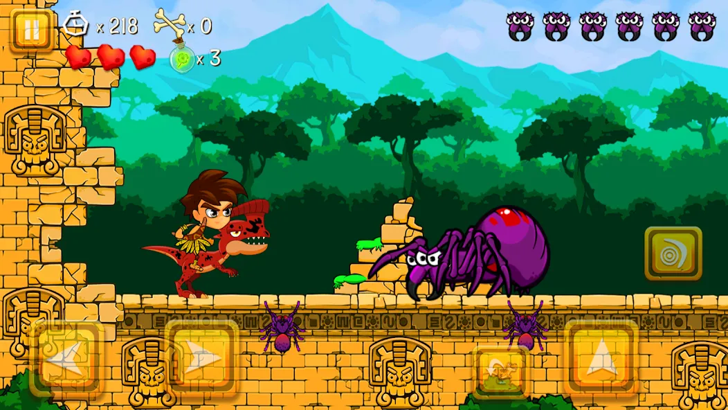 Super Warrior Dino Adventures [MOD: безлимитные монеты и открытые уровни] (Бесплатно / APK) — скриншот 5