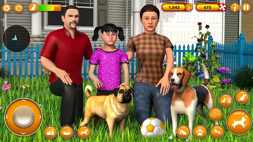 Pet Dog Family Adventure Games [MOD: безлимитные деньги и все питомцы открыты] последняя версия — скриншот 5