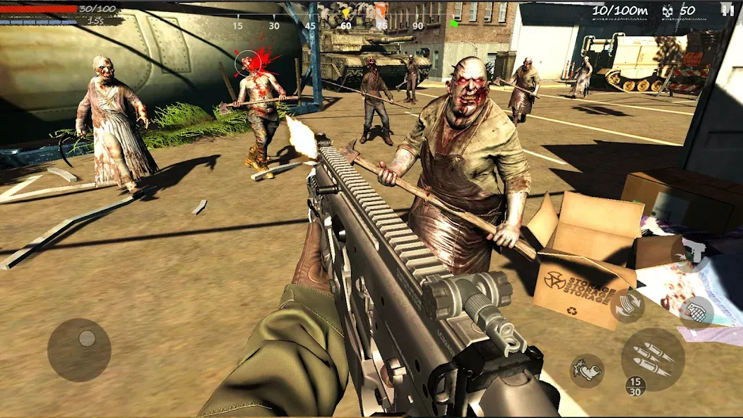Скачать Zombie Game:Trigger Survivor [MOD: много денег и ресурсов] — скриншот 2