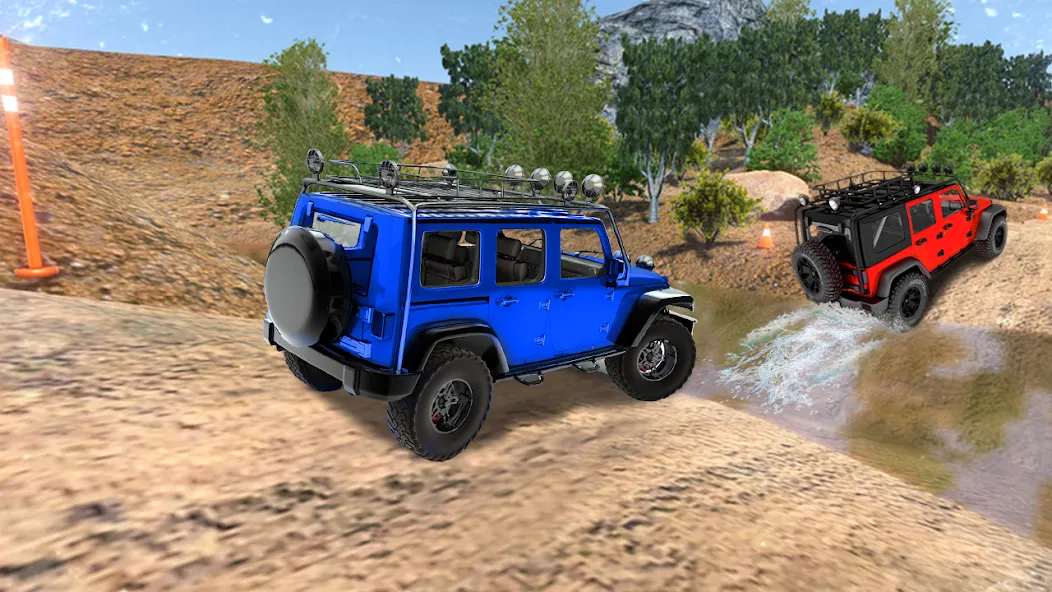 Скачать 4X4 Offroad SUV Driving Games [MOD: безлимитные деньги и все машины открыты] — скриншот 1