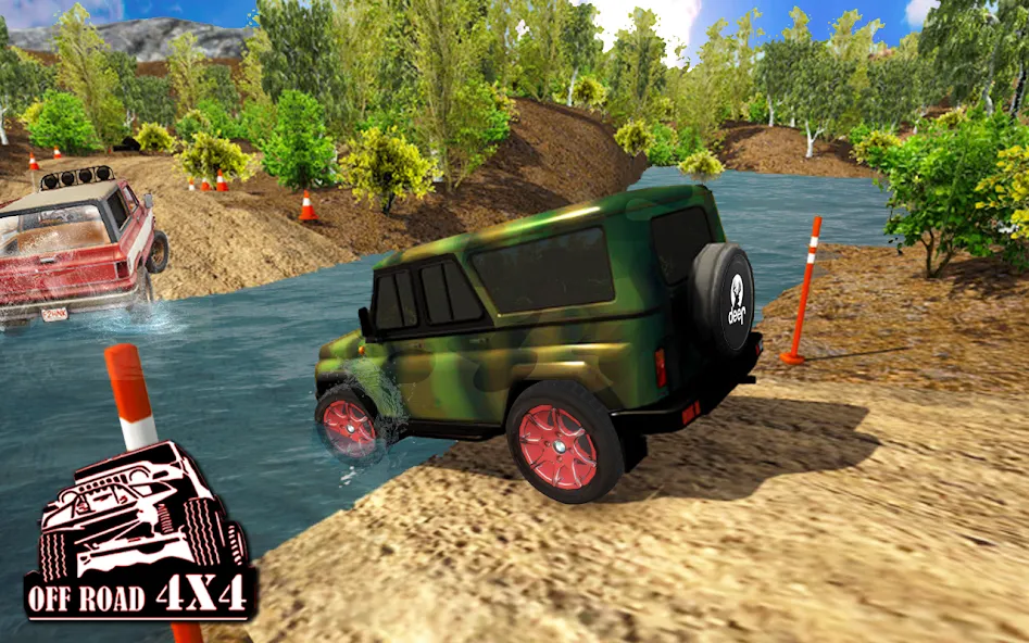 Скачать взлом Offroad Jeep Racing Extreme [MOD: безлимитные деньги и топливо] — скриншот 3