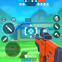 Скачать взлом FRAG Pro Shooter [MOD: безлимитные деньги и все герои]