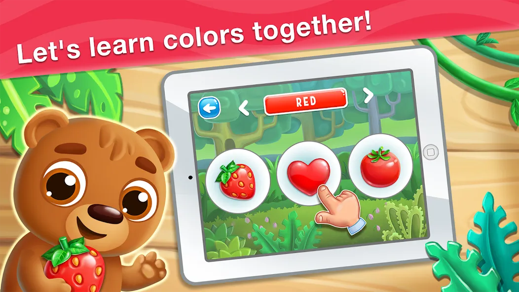 Colors learning games for kids [MOD: все цвета и уровни открыты] — Скачать бесплатно (APK) — скриншот 1