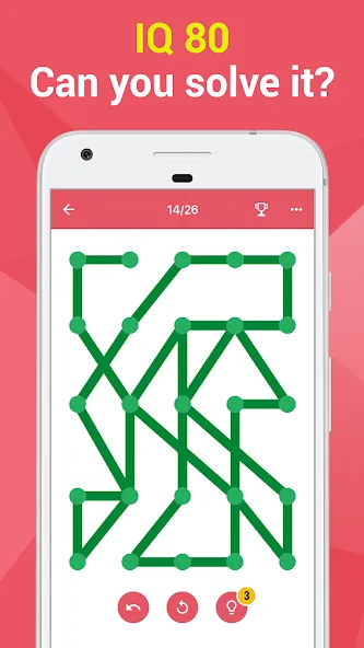 1LINE –One Line with One Touch [MOD: без рекламы и все уровни открыты] (Бесплатно / APK) — скриншот 2