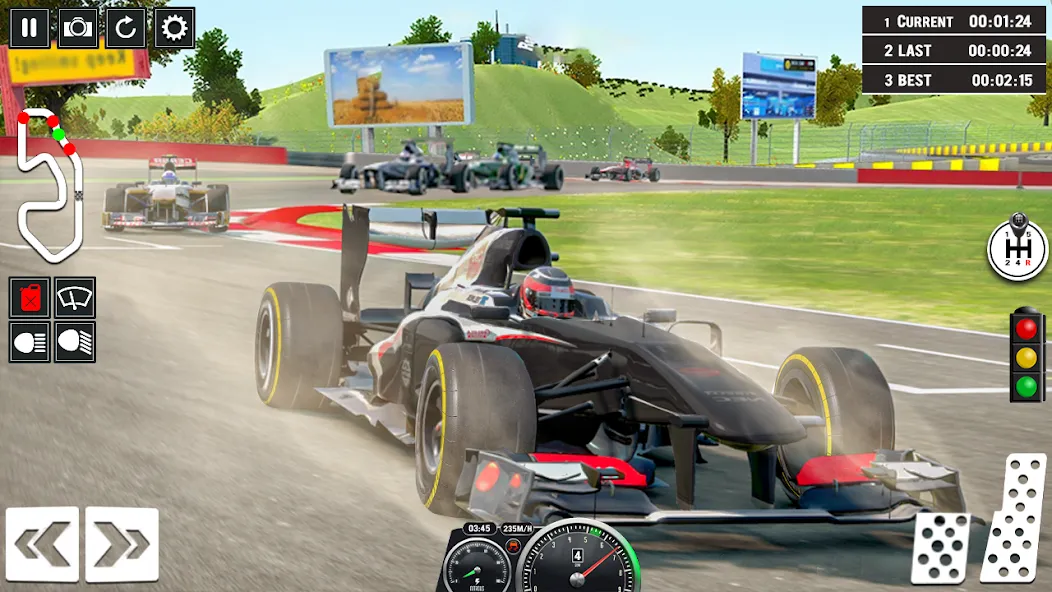 Взломанная Formula Racing Car Racing Game [MOD: без рекламы и много денег] на Андроид — скриншот 2