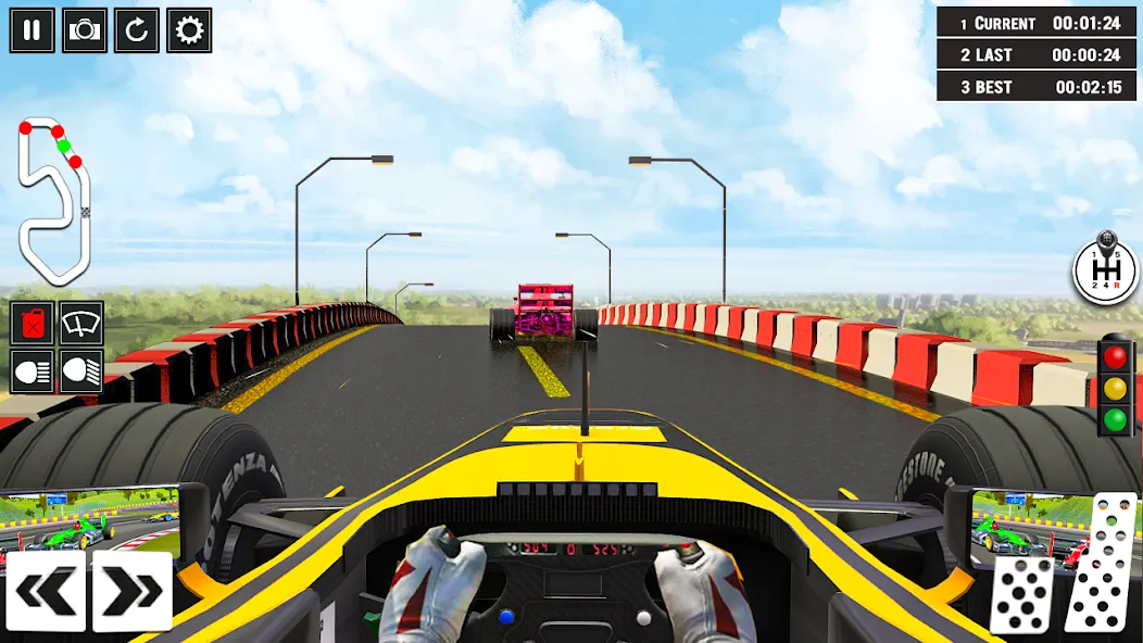 Взломанная Formula Racing Car Racing Game [MOD: без рекламы и много денег] на Андроид — скриншот 3