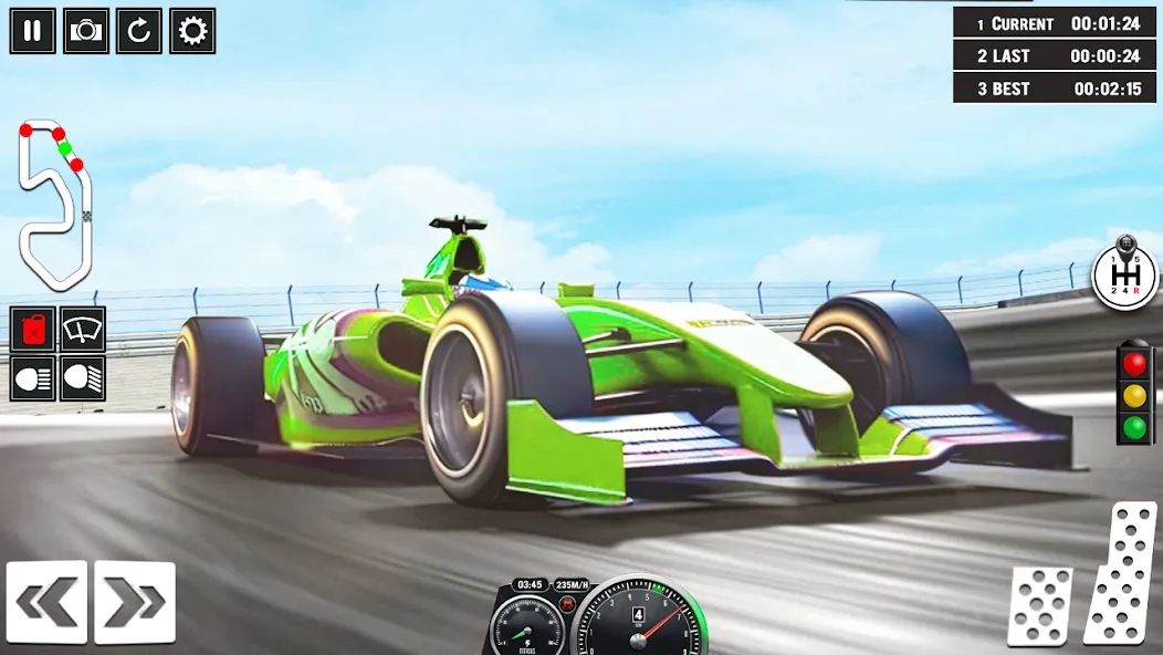 Взломанная Formula Racing Car Racing Game [MOD: без рекламы и много денег] на Андроид — скриншот 5