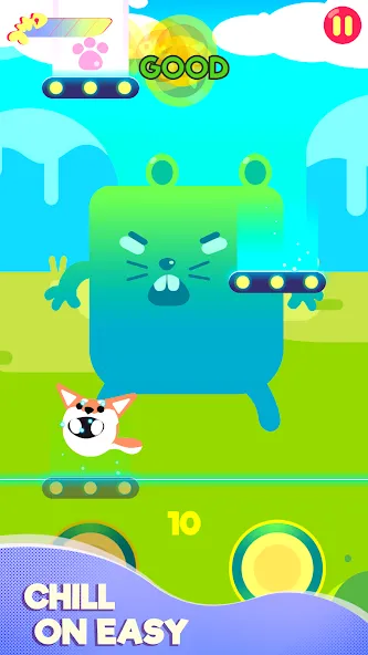 Взломанная Cringe the Cat - Music Game [MOD: безлимитные ноты и все уровни] на Андроид — скриншот 3