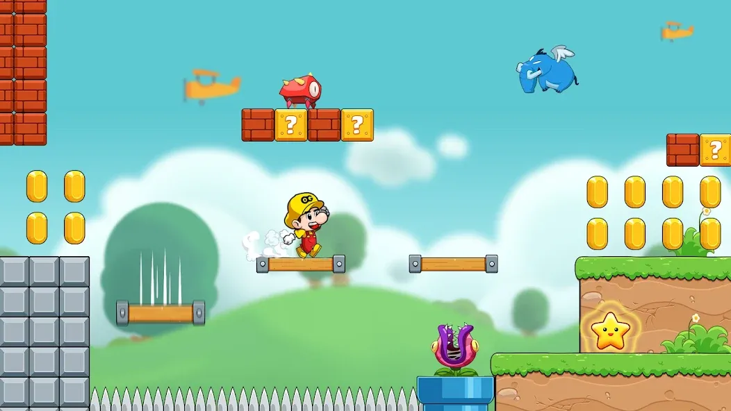 Bean's World Super: Run Games [MOD: без рекламы и все уровни] последняя версия — скриншот 1