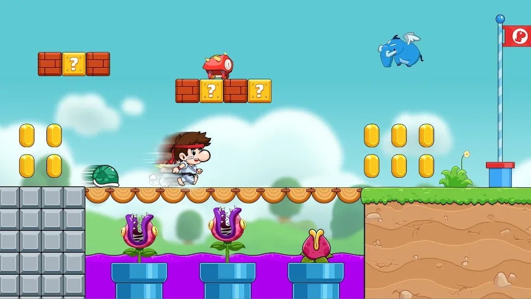 Bean's World Super: Run Games [MOD: без рекламы и все уровни] последняя версия — скриншот 4