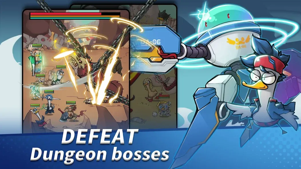 Merge Duck 2: Idle RPG [MOD: безлимитные деньги и усиленные утки] — Скачать бесплатно (APK) — скриншот 4