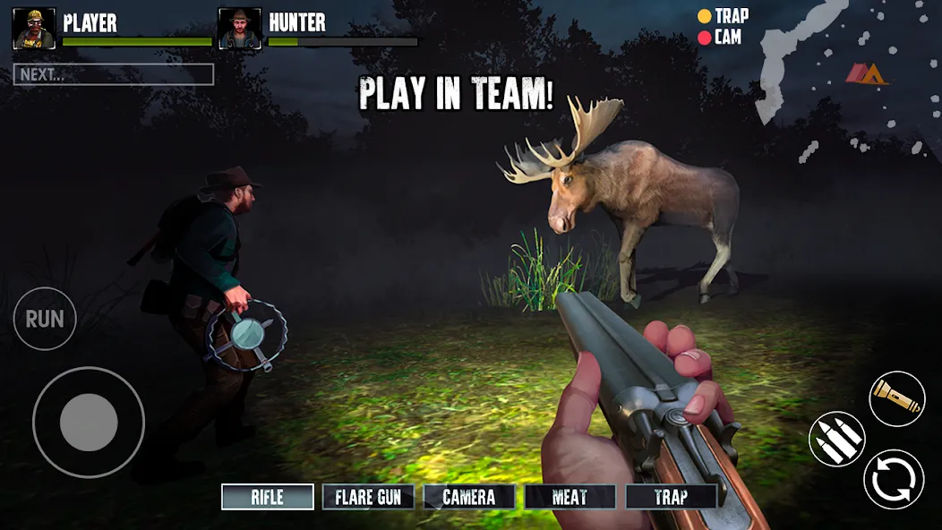 BIGFOOT: Yeti Hunt Multiplayer [MOD: безлимитные деньги и оружие] (Бесплатно / APK) — скриншот 2