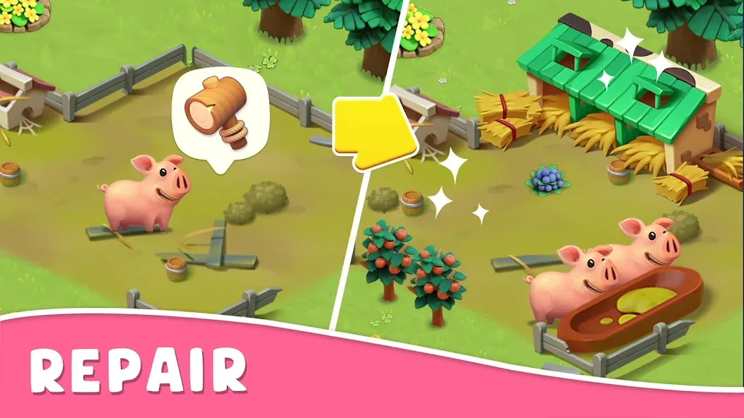 Coco Valley: Farm Adventure [MOD: безлимитные монеты и ресурсы] (Бесплатно / APK) — скриншот 5
