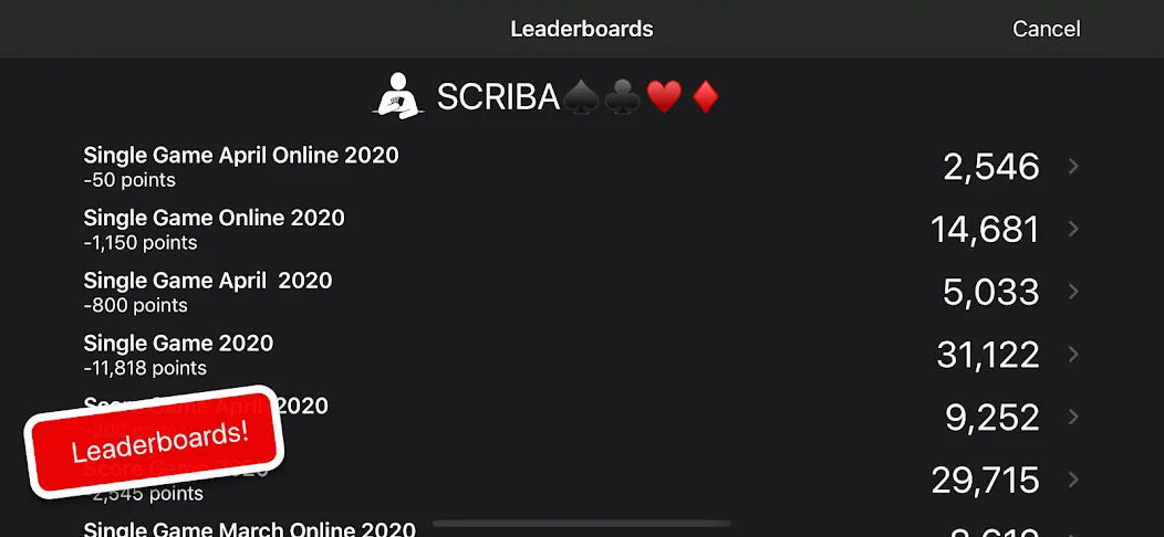 Взломанная Scala 40 - Online or Alone [MOD: онлайн и офлайн режимы без ограничений] на Андроид — скриншот 4