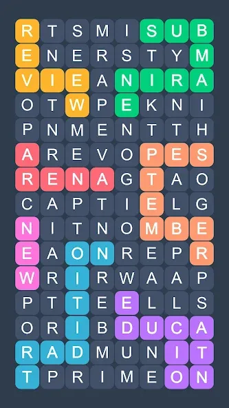 Скачать взлом Word Search - Evolution Puzzle [MOD: без рекламы и все уровни открыты] — скриншот 4