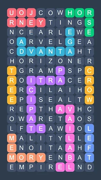 Скачать взлом Word Search - Evolution Puzzle [MOD: без рекламы и все уровни открыты] — скриншот 5