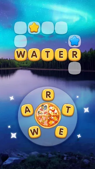 Word Pizza - Word Games [MOD: безлимитные подсказки и монеты] (Бесплатно / APK) — скриншот 4